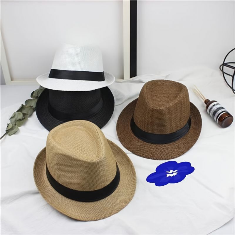 Barn Gutter Hat Pustende Topp Hat Beach Bred Brem Straw Hat