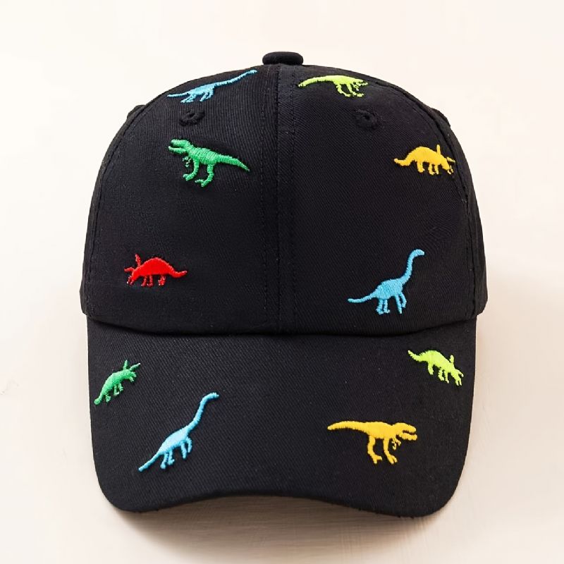 Barn Søt Dinosaur Broderi Baseball Cap Gutter Jenter