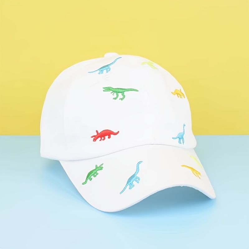 Barn Søt Dinosaur Broderi Baseball Cap Gutter Jenter