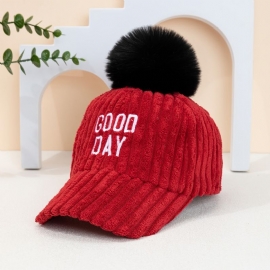 Barnebrodert Baseballcaps I Ull Til Vinter