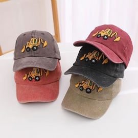 Barnegravemaskin Brodert Baseballcaps For Gutter Jenter