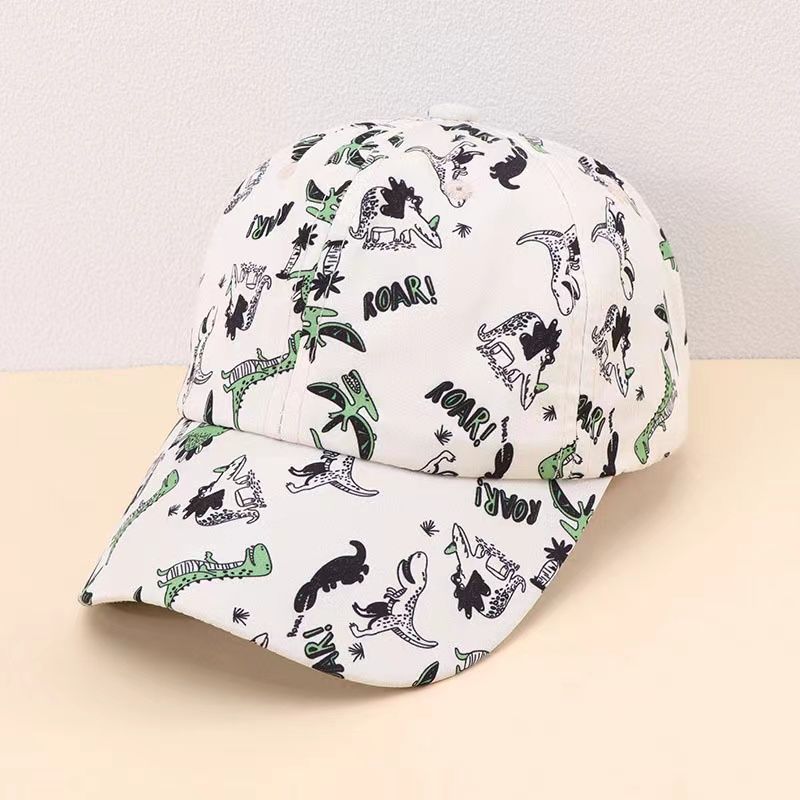 Baseballcaps For Barn Dinosaur Animal Print Solbeskyttelseshatt Utendørsaktiviteter For Gutter Jenter