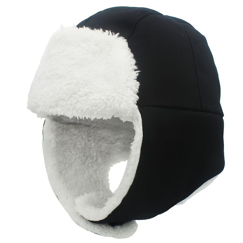 Cold Protection Pilot Cap Tykk Lammeull Ørebeskyttelse Cap Passer For Barn