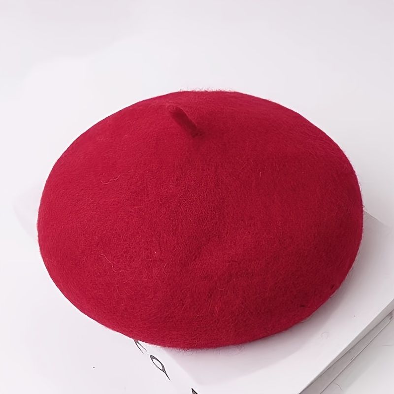 Jenter Casual Elegant Justerbar Beret Hat For Winter Autumn Christmas Party