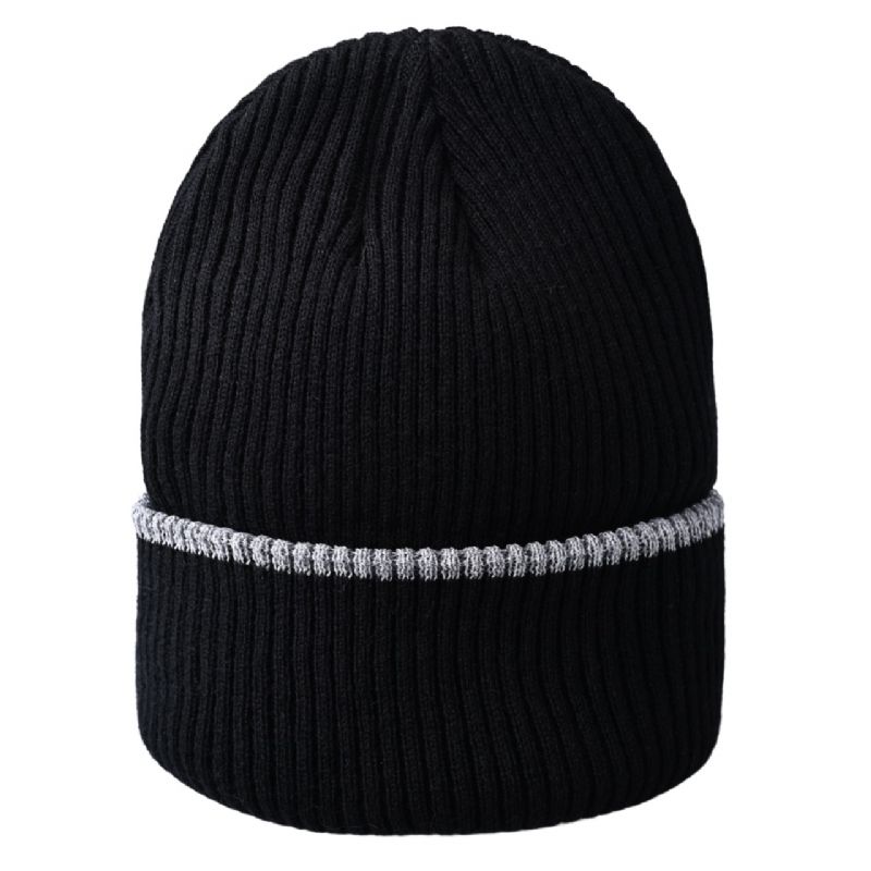 Kids Warm Beanie Cap Strikket Lue Høst Vinter Med Pom Pom