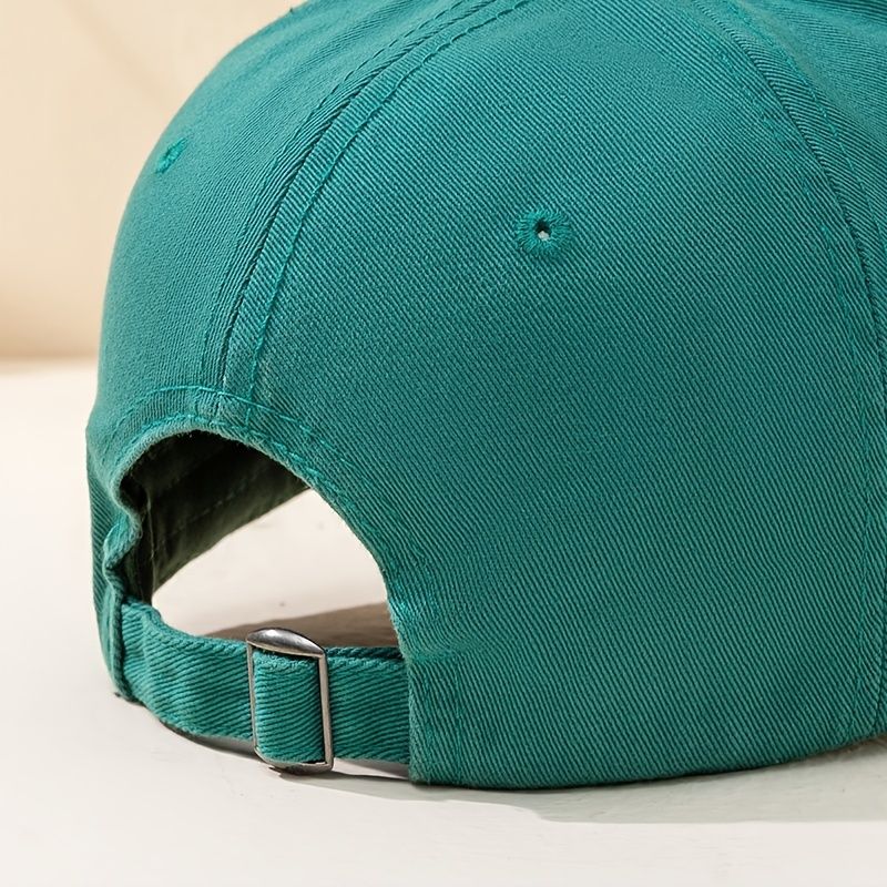 Vasket Baseball Caps Solskjerm Lue Utendørs Justerbar Casual Stil Lue For Kvinner Jenter