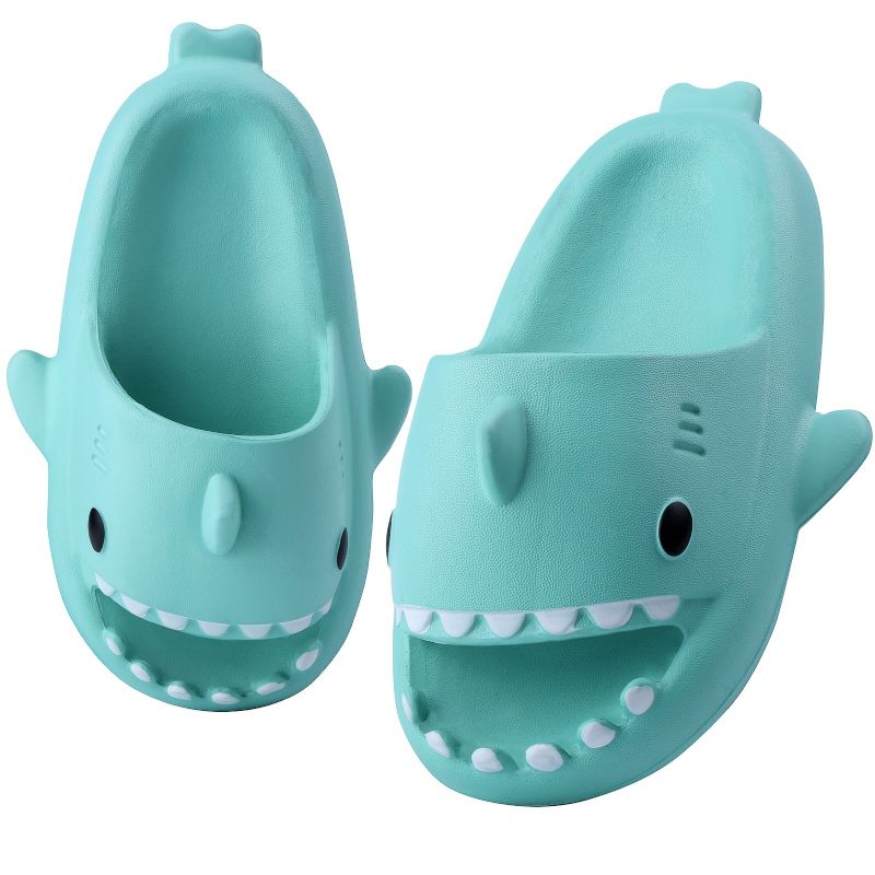 Baby Myk Såle Anti-skli Shark Design Slides Tøfler Innendørs Sko For Gutter Jenter