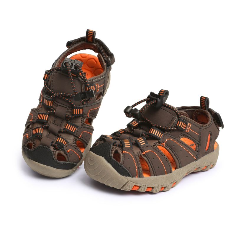 Guttesandaler Closed Toe Toddler Outdoor Sandaler