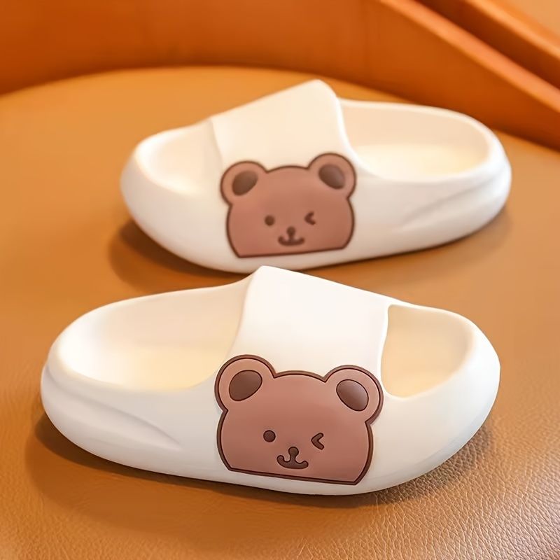 Unisex Sklisikre Tøfler Slides Med Bear Design