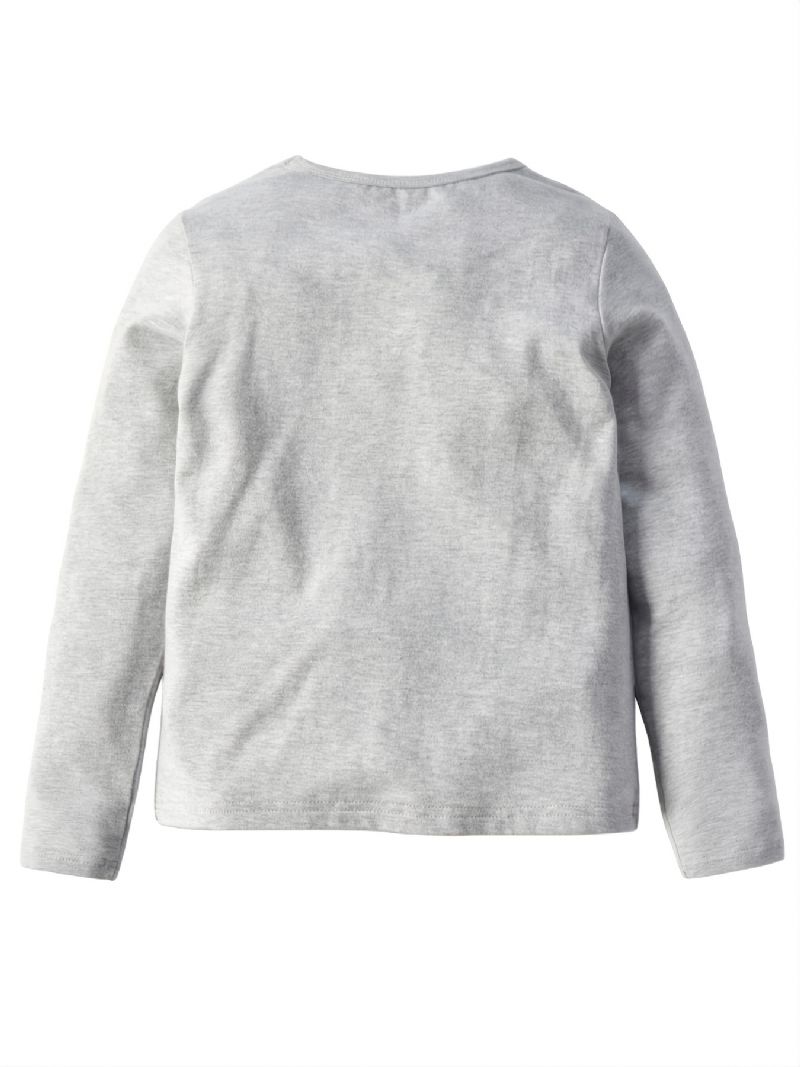 Høst Vinter Gutter 'casual Tegneserie Print Crew Neck Genser