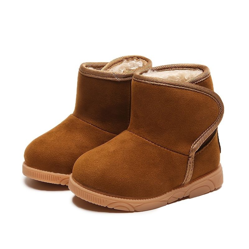 Jenter Casual Fleece Thermal Snow Boots Støvler High Top Myk Såle Plysj For Vinter