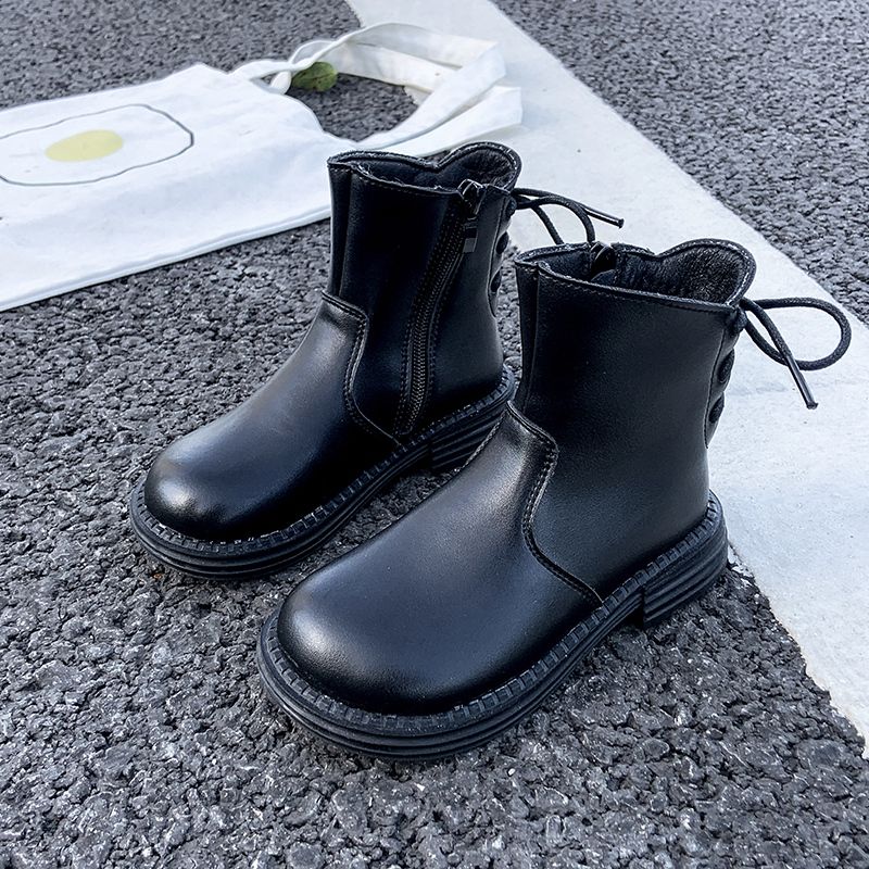 Jenter Elegant Vintage Martin Boots Støvler Platform Glidelås-støvler Til Vinteren