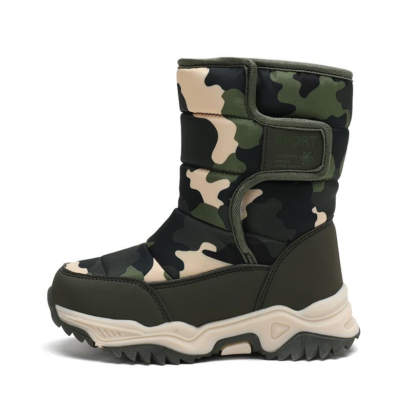 Toddler Jenter Camo Print Fw Thermal Snow Boots Støvler