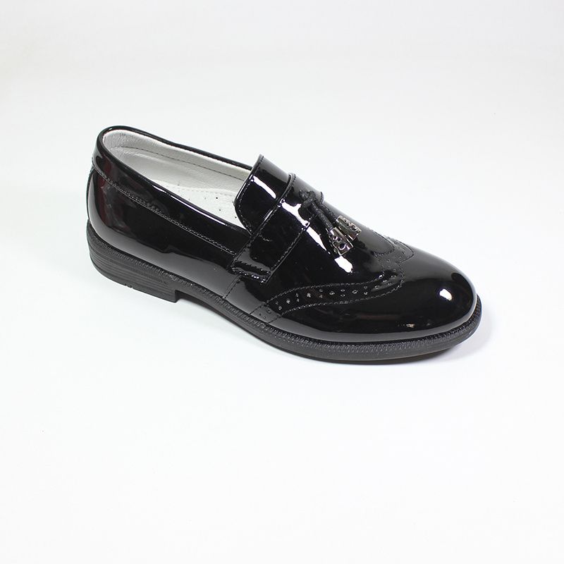 Guttens Pu Leather Anti-slip Fringe Loafers