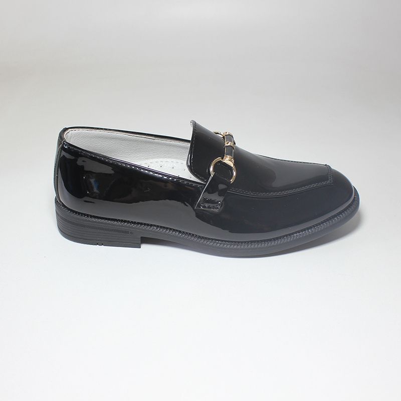 Nye Mote Gutter Sko Formell Aftenkjole Fest Loafers Barn Skinn Slip On Sko