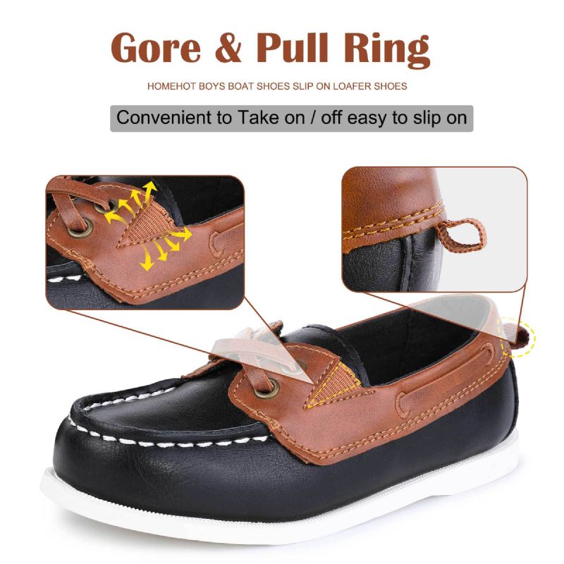 Toddler Gutter Dress Shoes Casual School Slip On Loafers