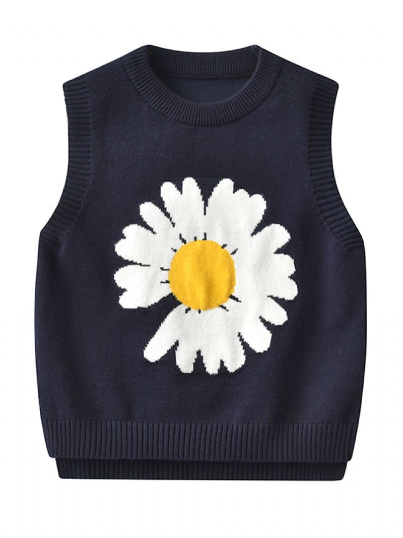 Barnegenser Vest Sweet Cute Jent Strikket Pullover