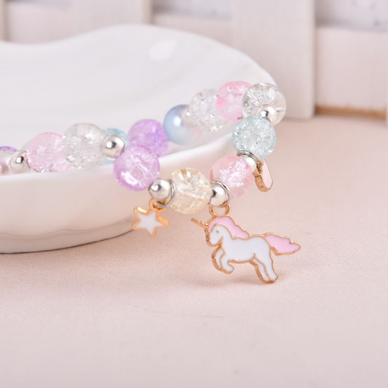 Barne Julegave Unicorn Jenter Armbånd