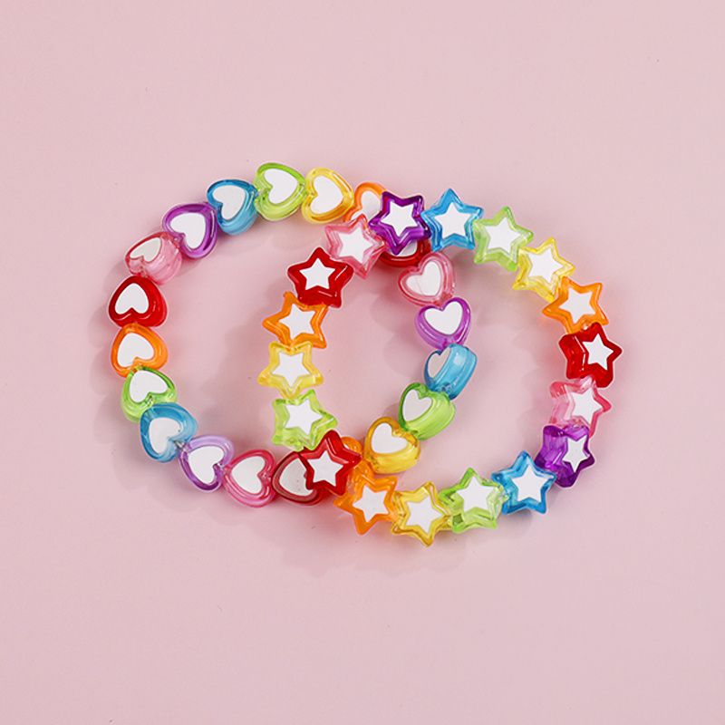 Makersland Jenter Cute Star Love Bead Armbånd