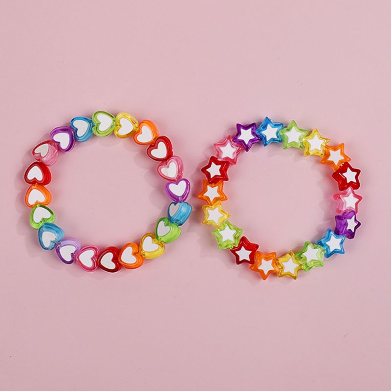 Makersland Jenter Cute Star Love Bead Armbånd