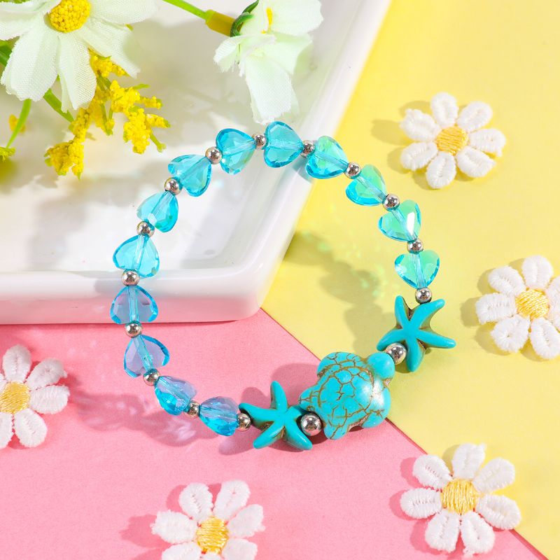 Makersland Toddler Jenter Turtle Starfish Charm Armbånd