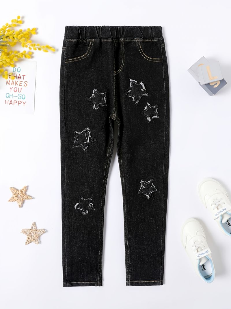 2023 Høst Vinter Nye Store Barn Denim Casual Jeans