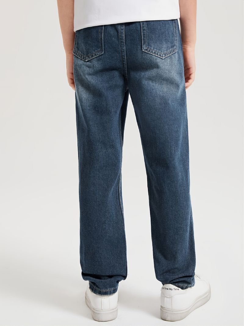 Barn Gutter Ripped Denim Casual Mote Jeans