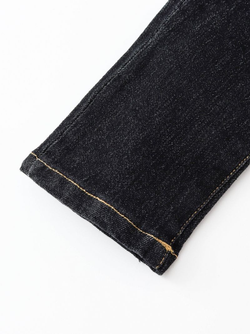 Ensfargede Jeans For Jenter