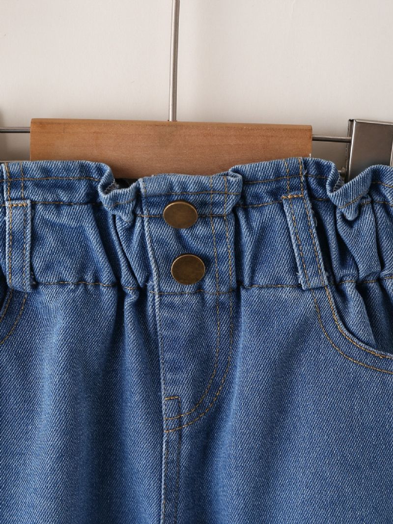 Ensfargede Jeans For Jenter