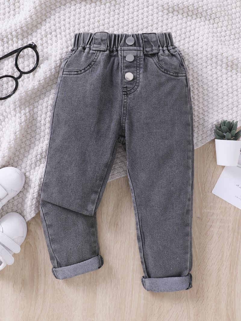 Jenter Mote Vasket Denim Jeans