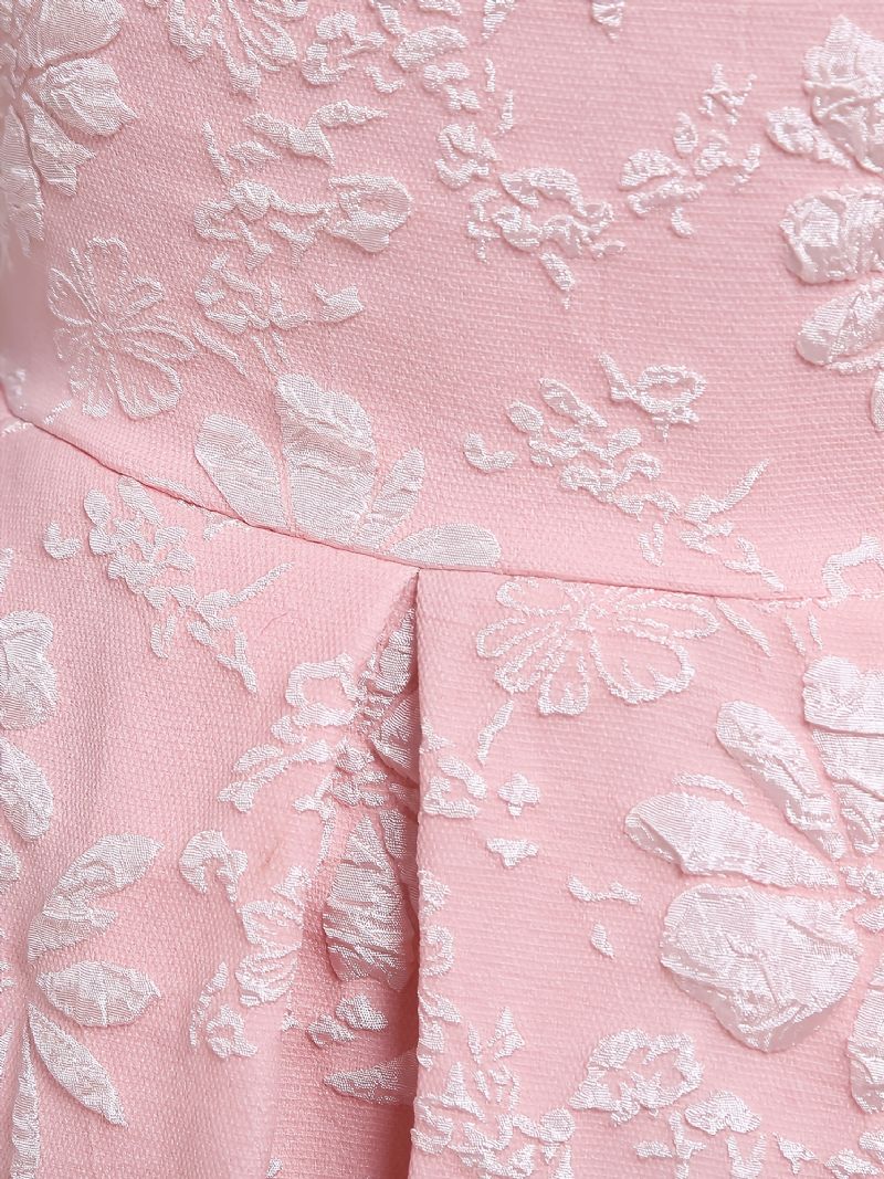 Baby Jenter Dress Lanterne Erme Blomster Print Prinsesse Kjole Brudekjole Etterfølgende Aftenkjole