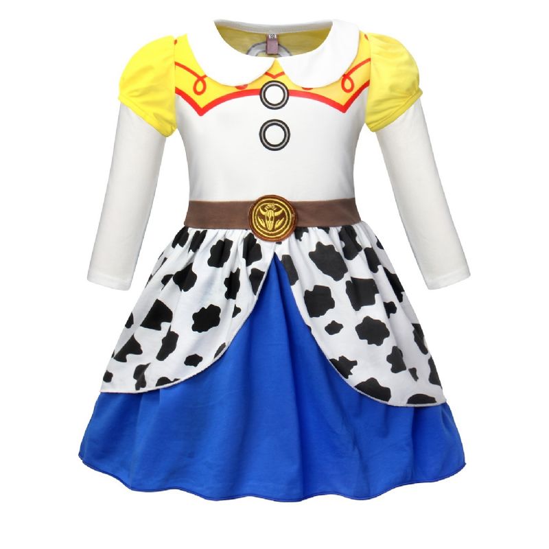 Baby Jenter Jessie Costume Dress Cosplay Antrekk Til Halloween Bursdag Jul