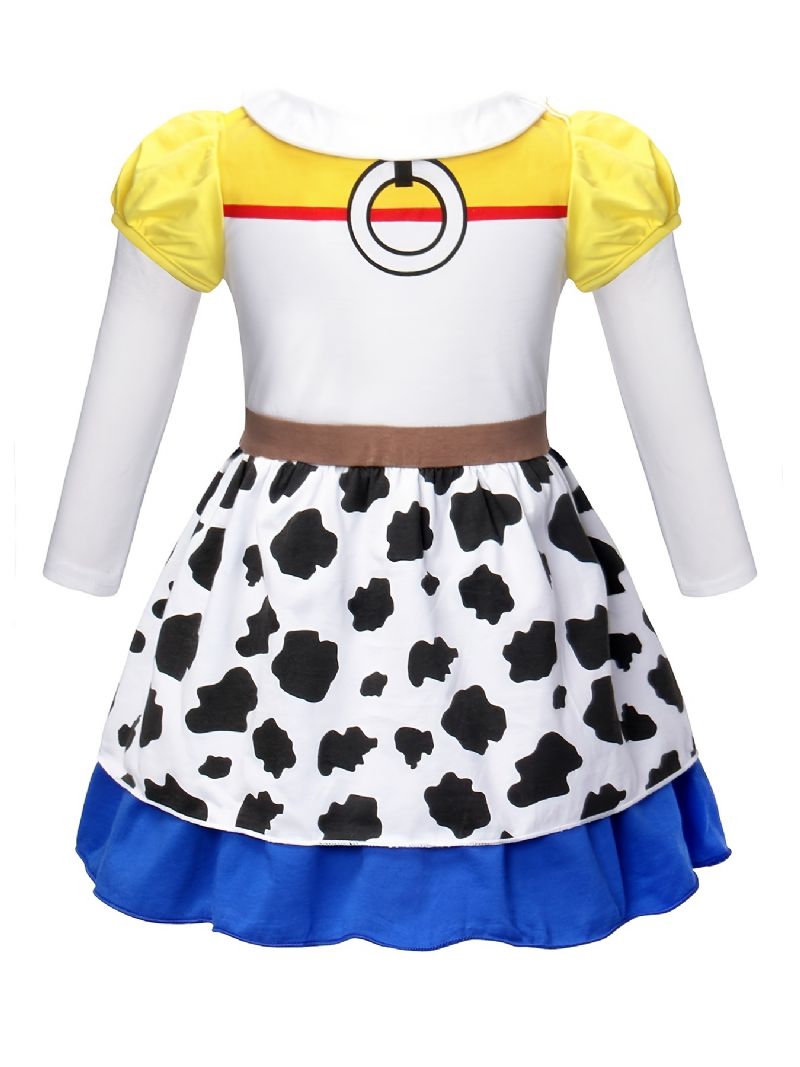 Baby Jenter Jessie Costume Dress Cosplay Antrekk Til Halloween Bursdag Jul