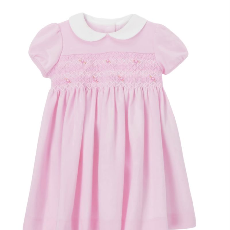 Dukkekrage Rosa Flower Jent Dress