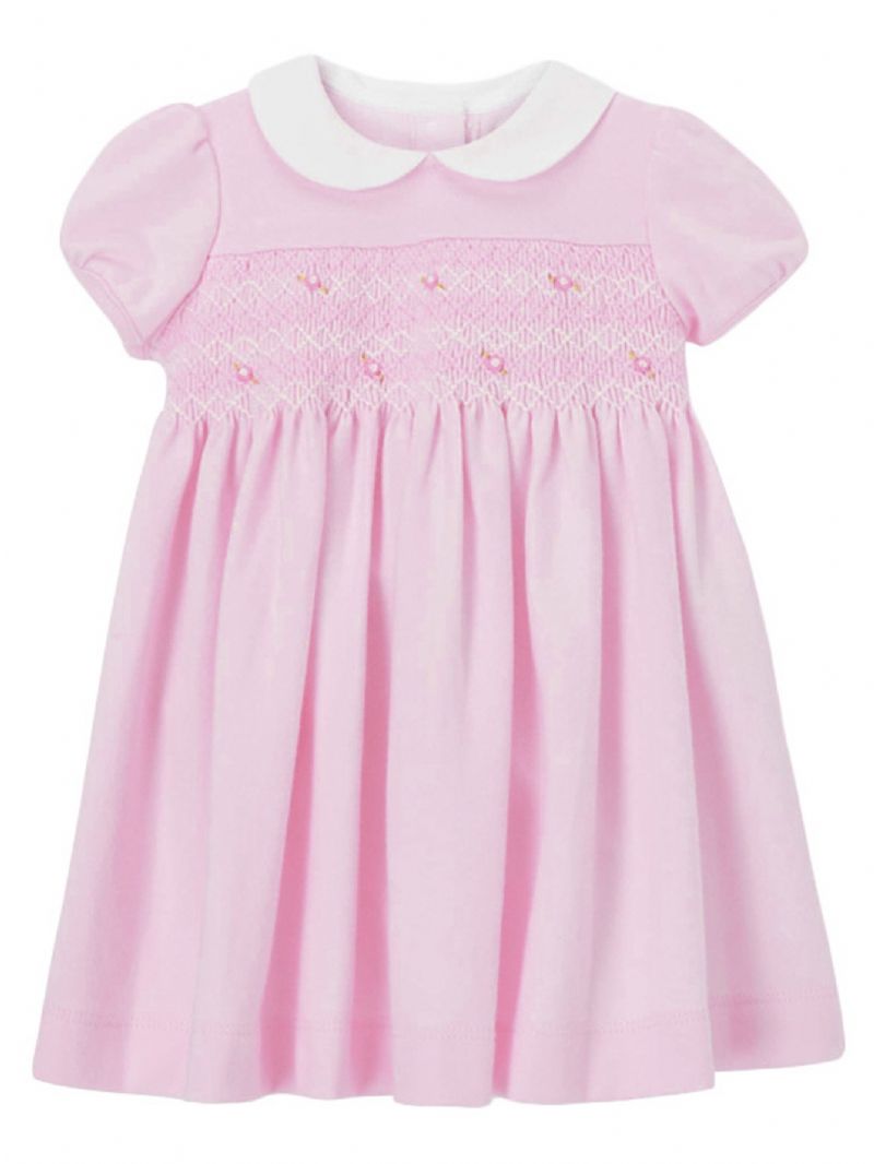 Dukkekrage Rosa Flower Jent Dress