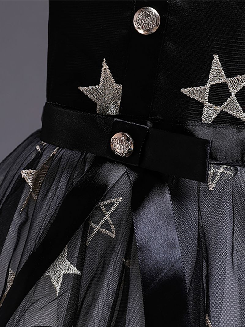 Jenter Halloween Ermeløs Star Witch Dress