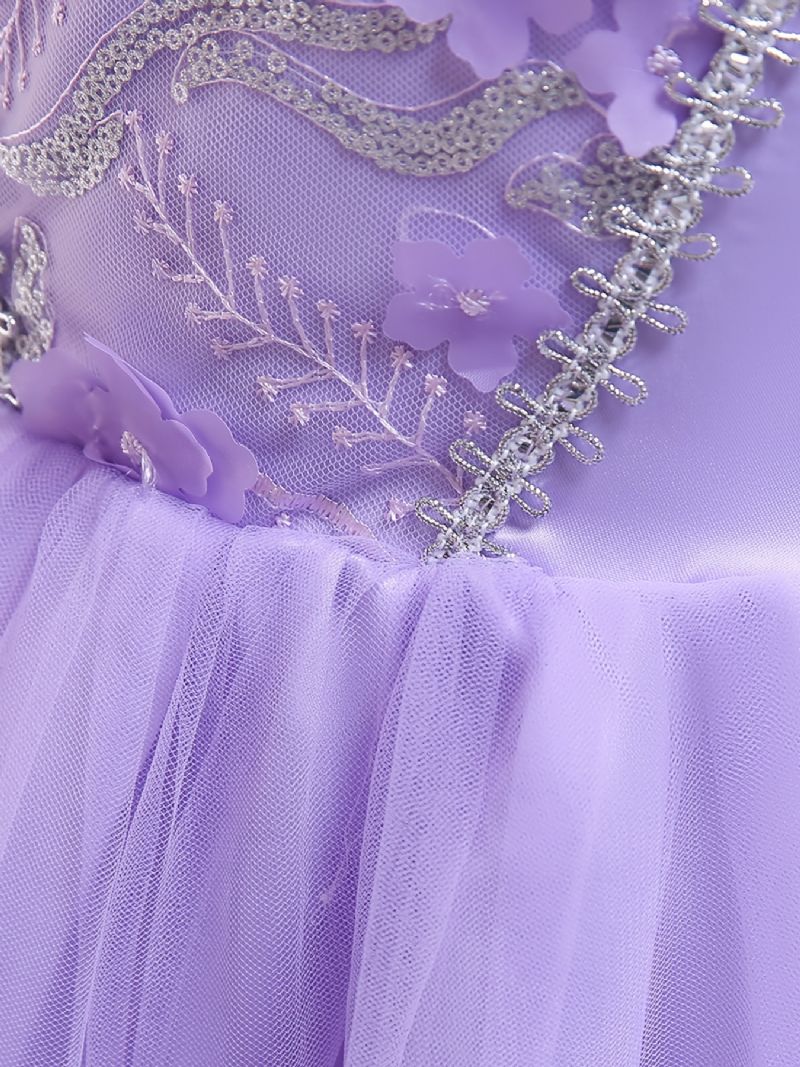 Jenter Sofia Den Første Rapunzel Prinsesse Halloween Kostyme Fancy Fest Cosplay Dress Up Bursdagskjole