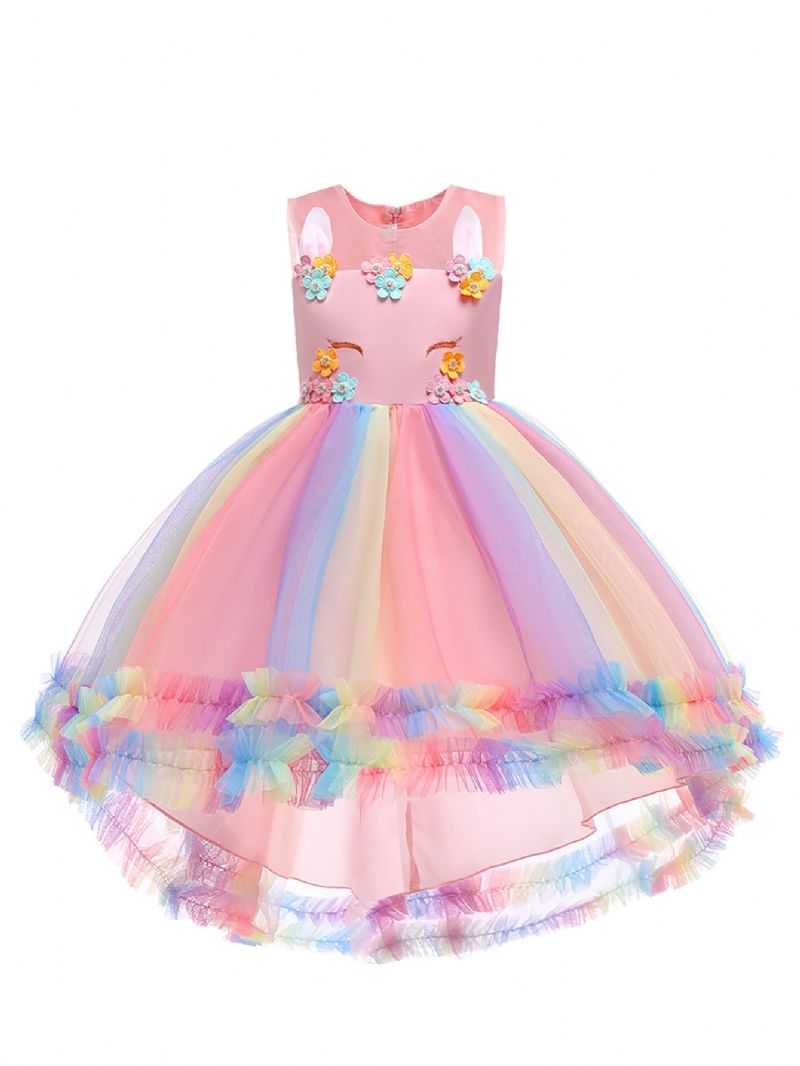 Unicorn Jenter Princess Dress