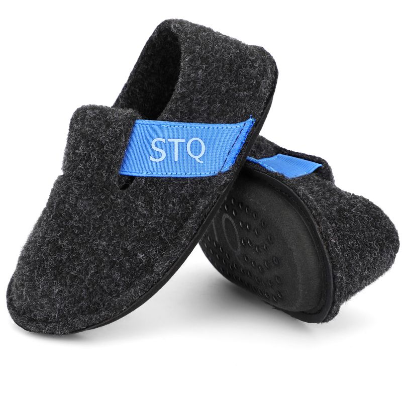 Unisex-barn Fuzzy Slippers Jenter Slip On House Sko For Småbarn Little Kid