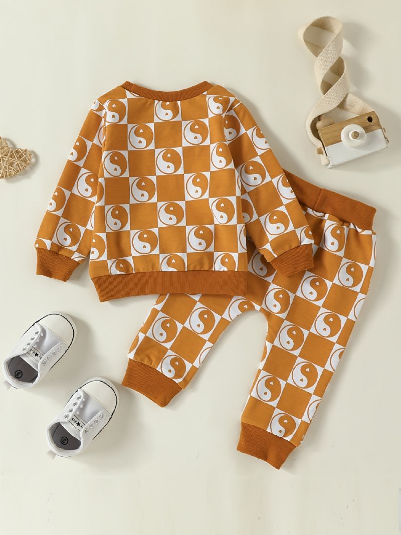 2 Stk Baby Gutter Full Printed Sweatshirt Set