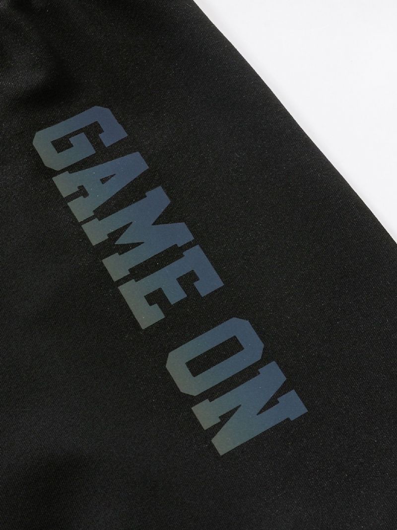 2stk Gutter Casual Game På Refleks Sport Rundhalset Sweater Set