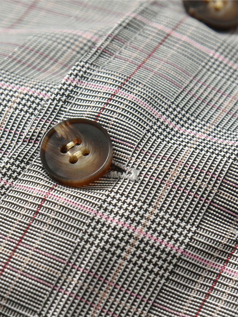 4 Stk Baby Småbarn Gutter Gentleman Bowtie Antrekk Langermet Dress