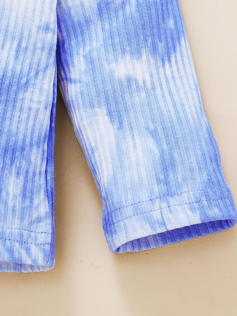 Baby Gutter Sett Winter Casual Tie Dye Bomull Langermet