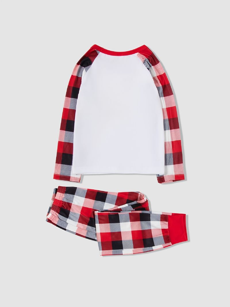 Christmas Simple Cute Jenter Pyjamas Homewear Set