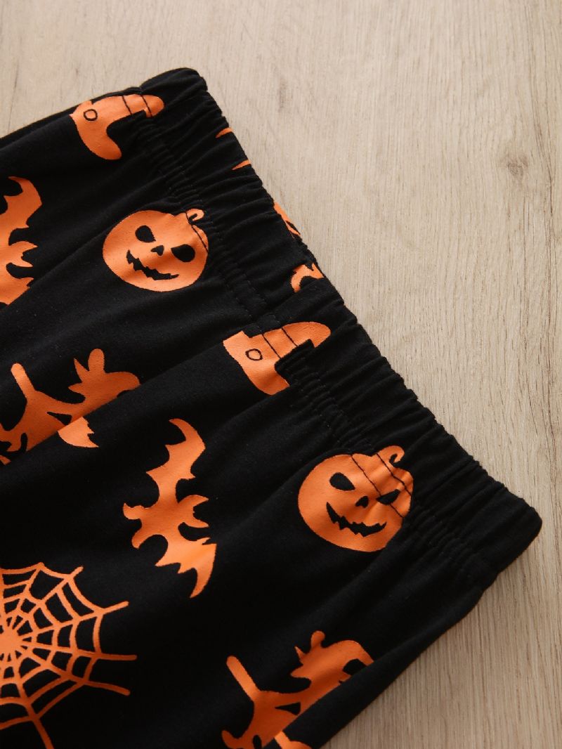 Guttens Pumpkin Print Langermet Todelt Antrekk