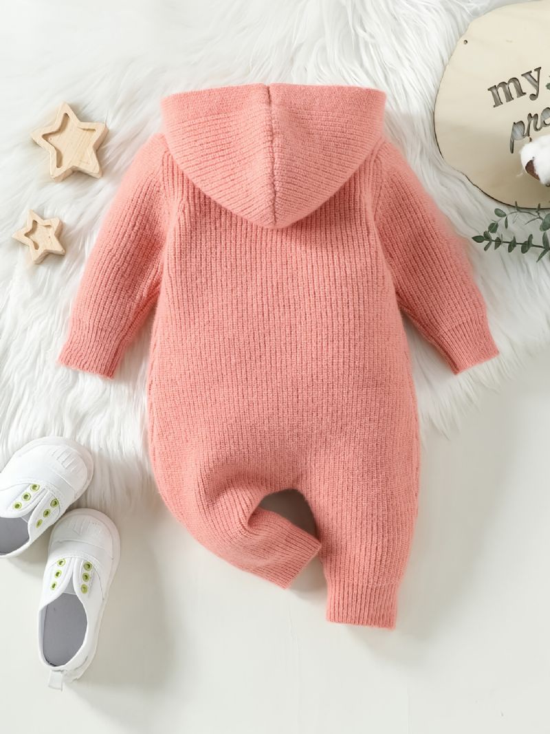 Baby Jenter Hette Jumpsuit Unisex Romper For Vinter Ny