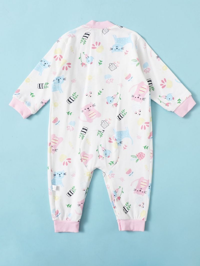 Baby Jenter Langermet Jumpsuit Romper Bodysuit