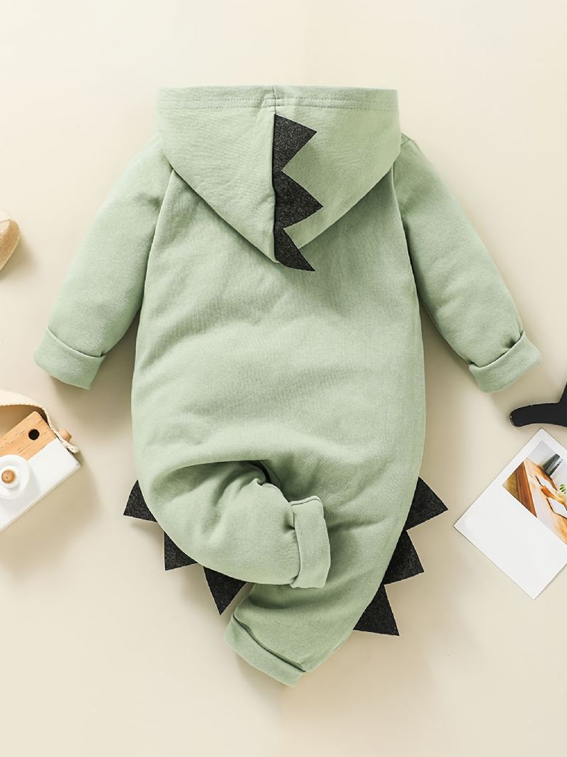 Gutter Jenter Dinosaur Costume Jumpsuit Babyklær For Vår Og Høst