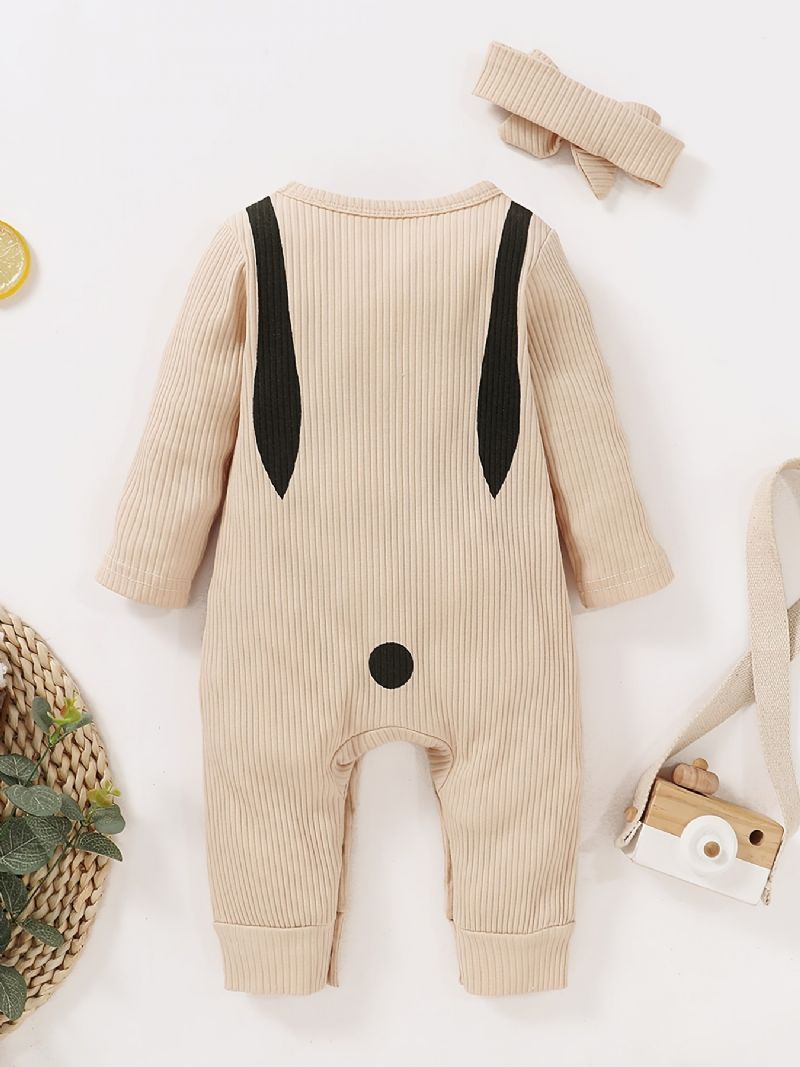 Newborn Baby Lang Jumpsuit Romper One Piece For Gutter Jenter Babyklær