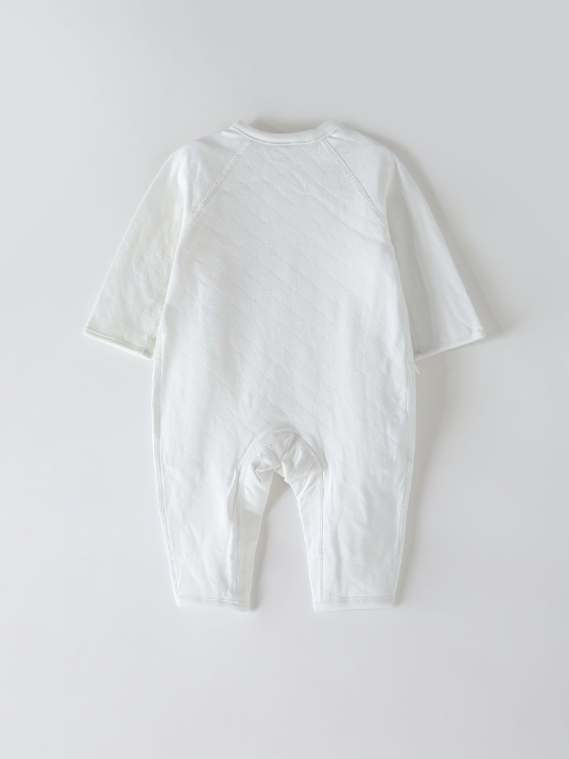 Nyfødt Spedbarn Romper Beste Mamma Brevtrykk Langermet Rundhals Jumpsuit For Baby Gutter Jenter Barneklær